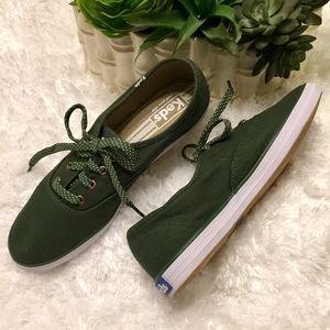KEDS 8 Sneakers Tennis Shoes Comfort Hunter Green